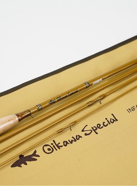 现货日本进口 TMC 溪流慢调马口飞钓竿佳仿竹鱼竿碳素竿 蜀国飞蝇