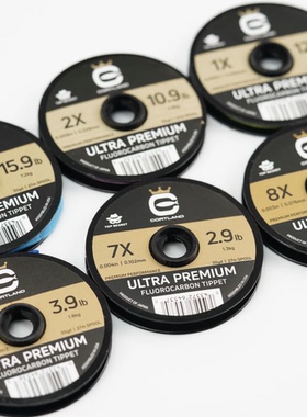 现货美国 Cortland 碳线飞钓子线若虫饰带强拉力 钓鱼 蜀国飞蝇