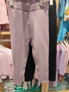 新款秋冬久岁伴儿童保暖裤女童三层打底裤山羊绒小童大童外穿包邮