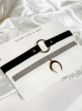 小众气质颈带脖子配饰项链