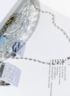 珍珠项链时髦森系学生锁骨链