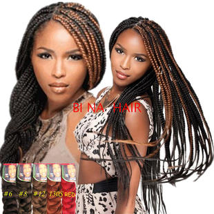 Pression braids Hair Extension脏辫非洲大辫子kanekalon脏辫