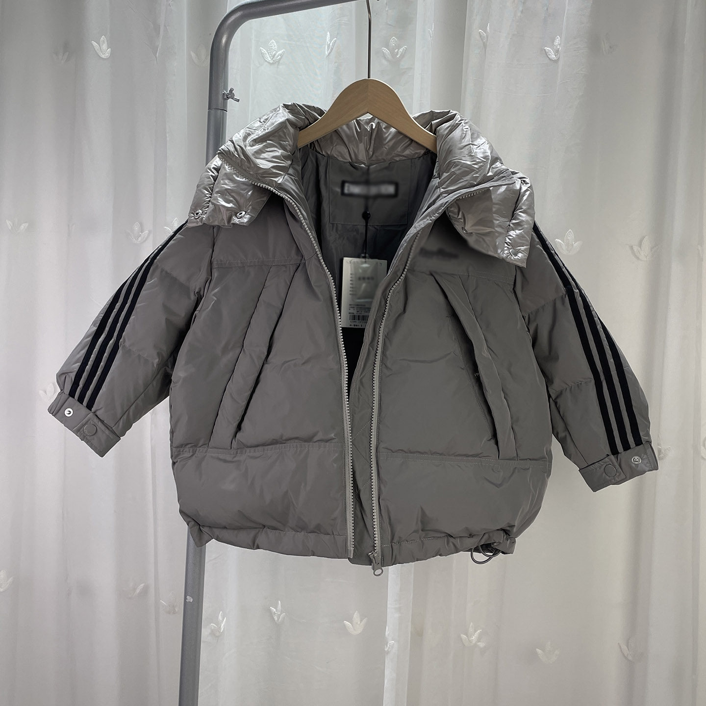 诺 高端童装中大童男女童连帽羽绒服青少年学生冬季鸭绒外套