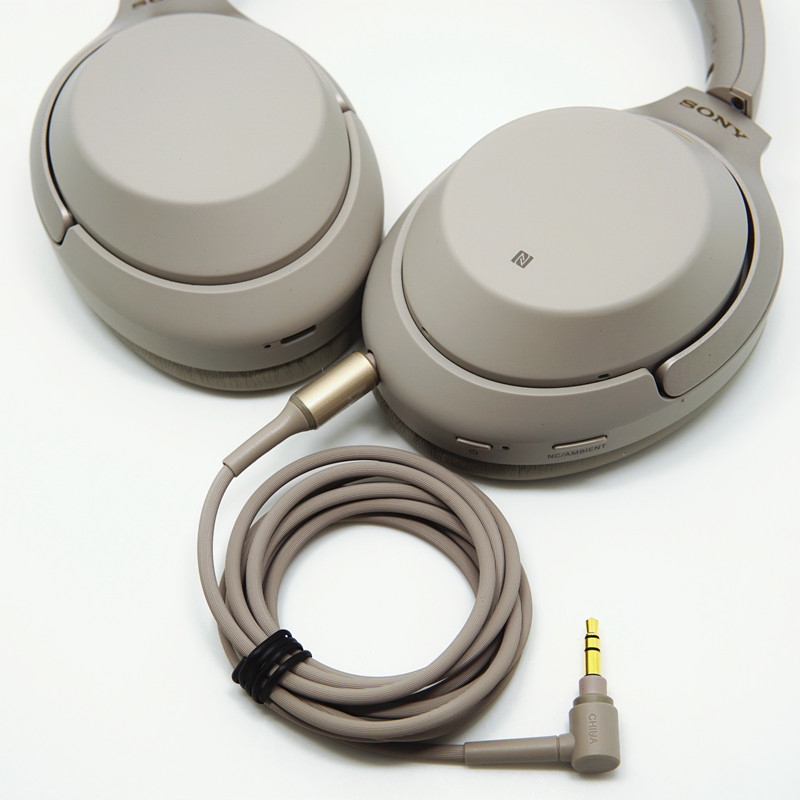 适用于索尼WH-1000XM3XM4 XB950 CH710蓝牙耳机3.5连接音频带麦线