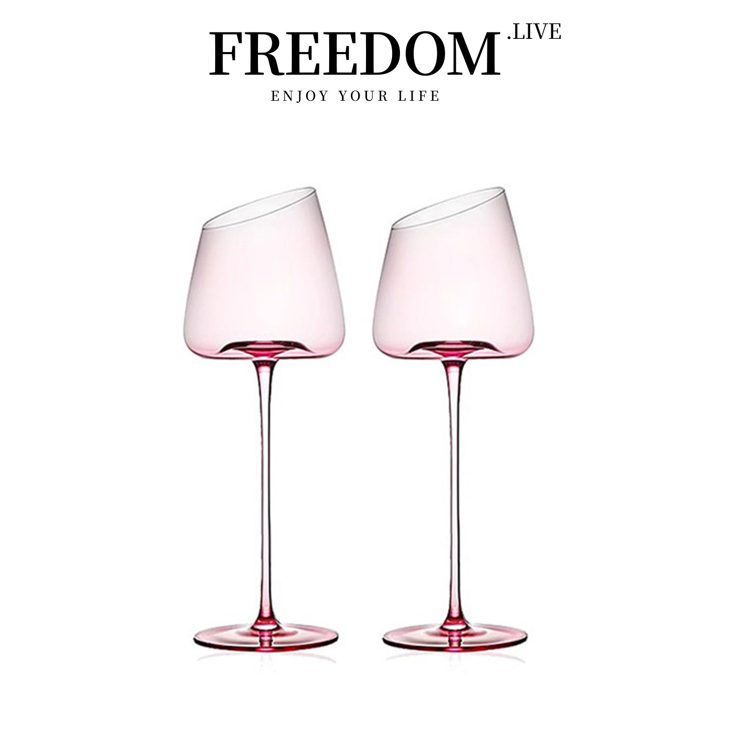 FREEDOM.LIVE 红酒杯轻奢高档水晶玻璃高脚杯葡萄酒杯 | 火烈