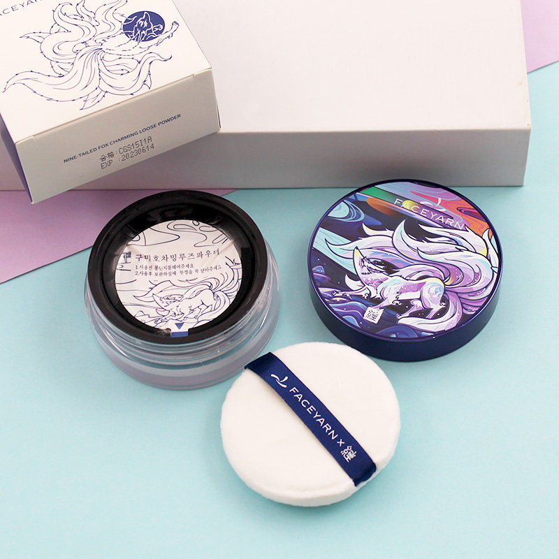 花妍丽散粉定妆粉蜜粉粉饼持久控油防水防汗提亮肤色不易脱妆自然