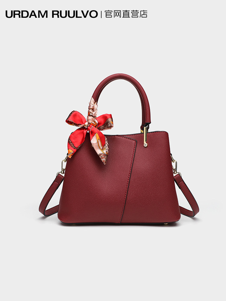 U&R red bag, bridal and wedding bag, 2026 new handheld, mom bag, single shoulder crossbody gift, birthday gift for mother-in-law
