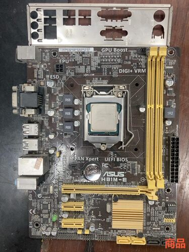 拆机华硕H81M-E主板，带G3220CPU，带挡板议价
