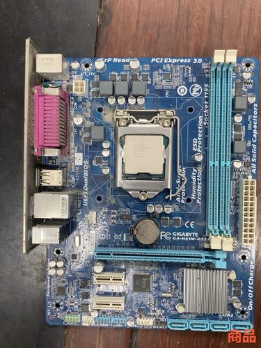 拆机技/嘉 GA-H61M-DS2 R2主板，带I5-3470C议价