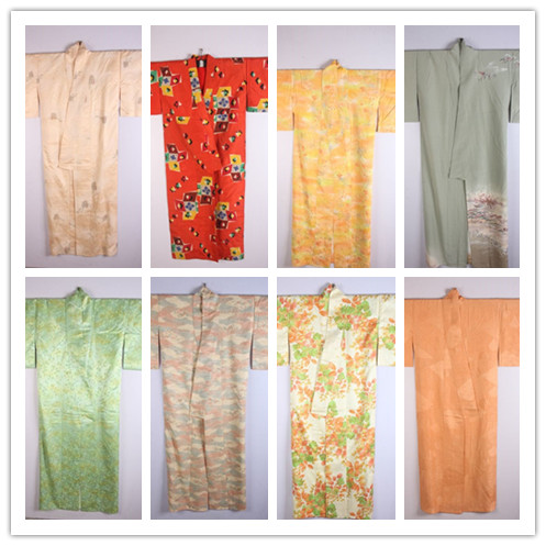 古着日本制羽织印花开衫和服浴衣