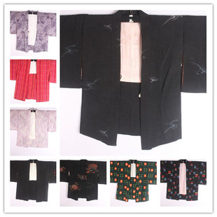 古着vintage传统日本制和服浴衣羽织和风印花舞台宽松外套开衫147