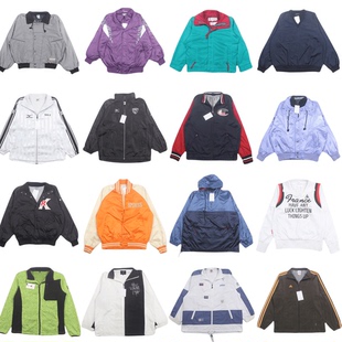 vintage古着日系港风运动街头休闲棒球嘻哈撞色中性男女夹克外套