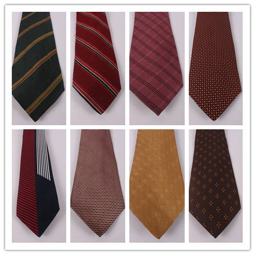 古着 vintage孤品尖货花纹条纹格子领带英伦韩日品牌复古领带k198