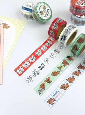 ●JY杂货●国内现货韩国scooty日本frontier合作胶带手帐装饰拼贴