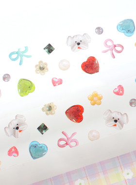 ●JY杂货●国内现货日本forme点缀装饰透明pet胶带 手帐拼贴ins