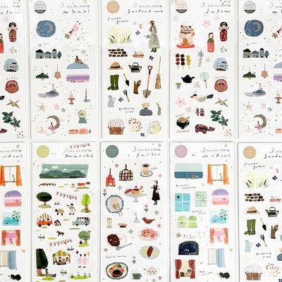 ●JY杂货●国内现货日本田村美纪miki手帐贴纸 和纸拼贴ins装饰