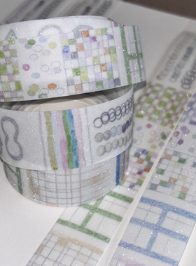 ●JY杂货●现货寄售nemosissy25夏女孩星星贴纸卷胶带ins手帐拼贴