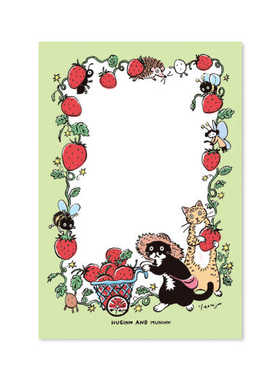 ●JY杂货●国内现货韩国huginn黑猫便签 手帐装饰拼贴ins插画