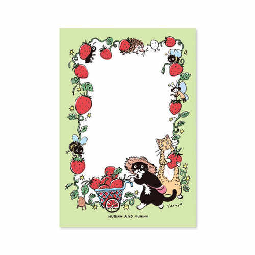 ●JY杂货●国内现货韩国huginn黑猫便签 手帐装饰拼贴ins插画