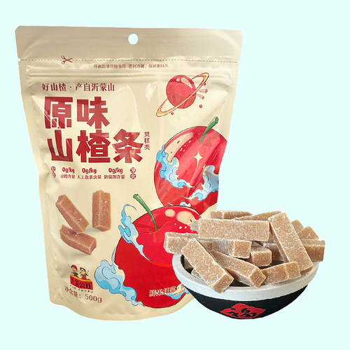 沂蒙公社原味山楂条500g袋装