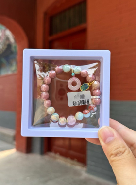 洛阳白马寺手串寿山石手串平安扣手链手串寿山石双圈手串流通处