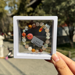 洛阳白马寺手串彩发晶手串发晶手链好运发晶多宝手串彩发晶多宝