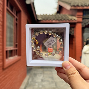 代请洛阳白马寺手串灰玛瑙手串天然烟灰色玛瑙手串灰玛瑙柿子手串