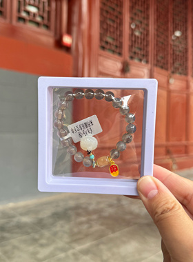 代请洛阳白马寺手串灰玛瑙南瓜手串南瓜手链玛瑙串珠南瓜手串手饰