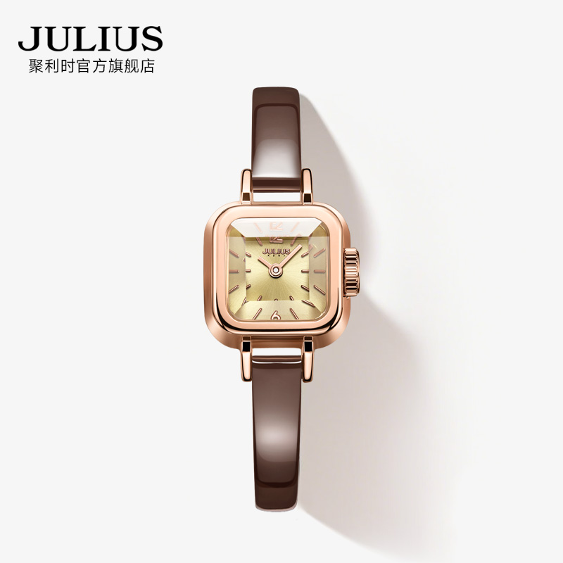 聚利时手表女小众复古无秒针