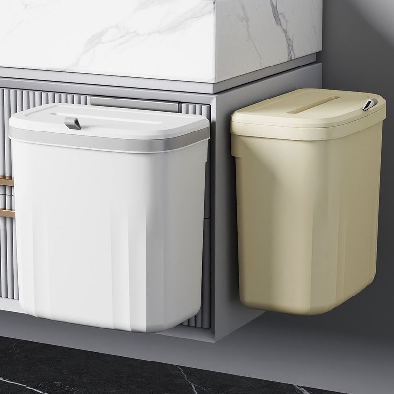 家用厨房壁挂式收纳垃圾桶悬挂厨余卫生间带盖壁挂厕所垃圾筒纸篓
