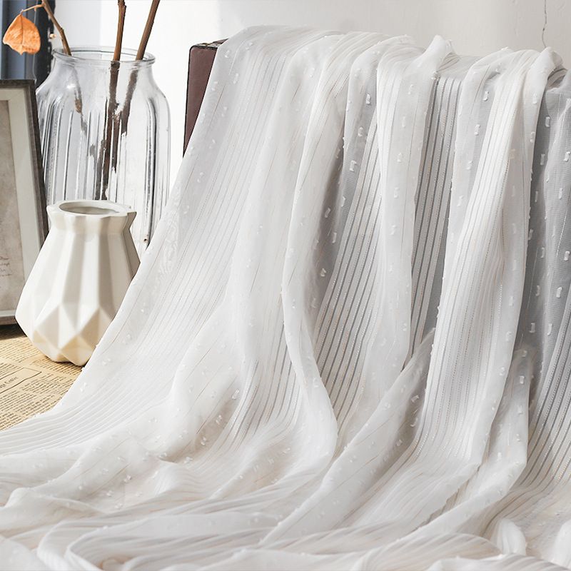 雪纺金银丝美人条提花面料轻柔垂坠婚纱礼服时装布料条纹剪花布料