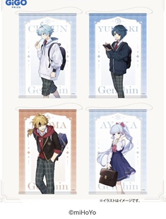 原神 gigo 限定 日本正版 日本限定 娃娃机 挂画 B2