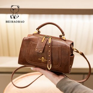 北包包秋季新款复古潮流单肩斜挎包大容量休闲包包百搭小众女包