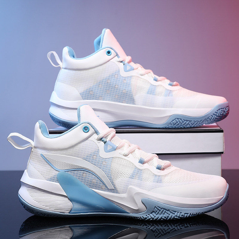 实战篮球鞋男女透气防滑耐磨减震舒适潮流低帮初中生青少年运动鞋