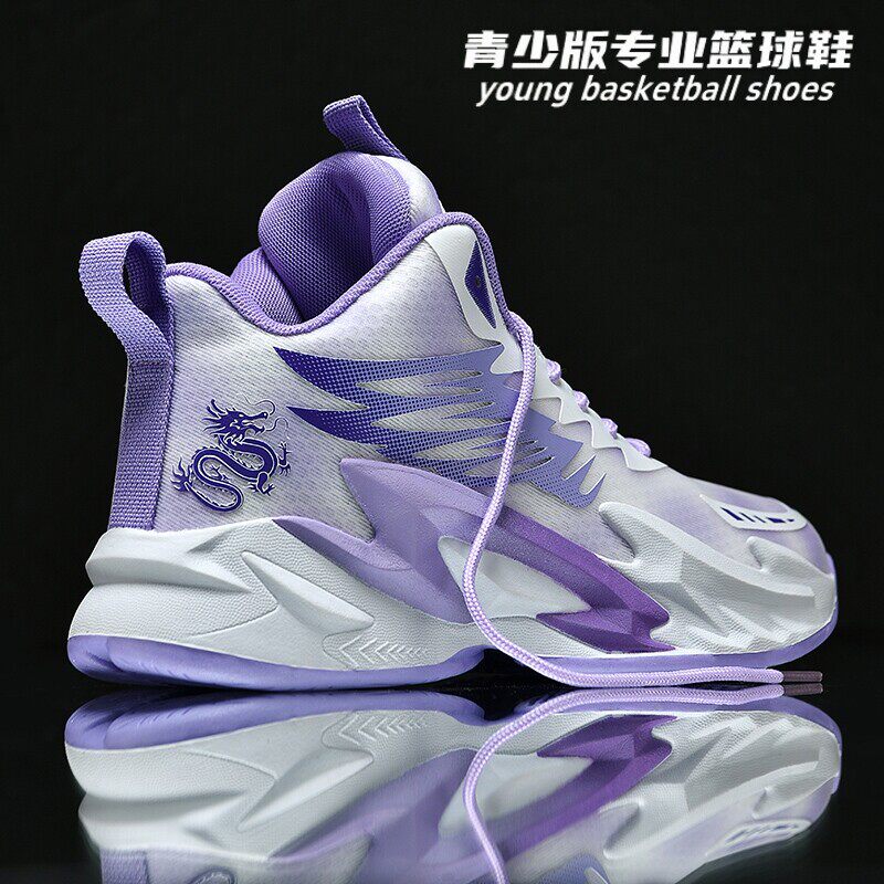 男款科比专业青少年夏季网面透气篮球鞋实战学生运动摩擦有声球鞋