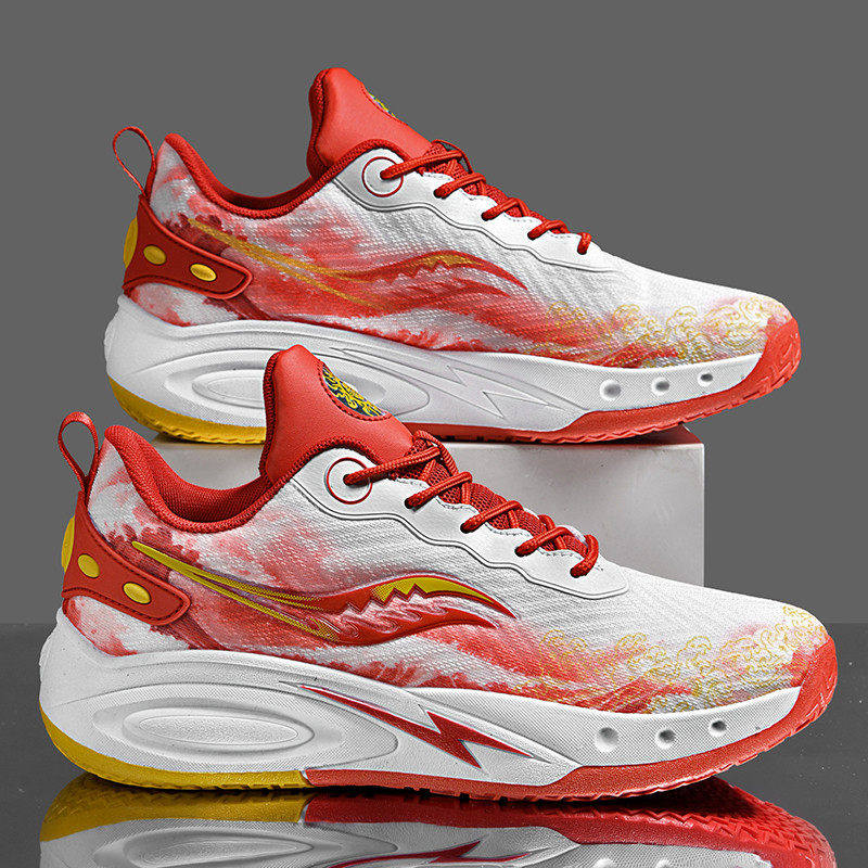 实战篮球鞋初中生男2026新款夏季透气网面鞋男运动鞋男款防滑球鞋