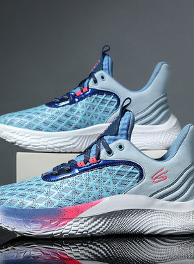 库里9篮球鞋男鞋防滑耐磨减震回弹碳板球鞋Curry9儿童学生运动鞋