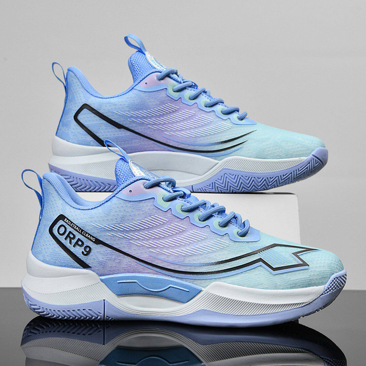 专业篮球运动鞋男童青少年大童夏季新款网面透气实战耐磨球鞋男款