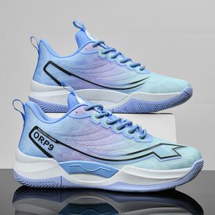 专业篮球运动鞋男童青少年大童夏季新款网面透气实战耐磨球鞋男款