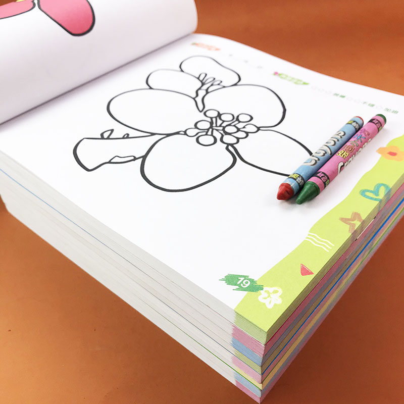 幼儿园小孩画画本涂色书2-3-45岁儿童学画启蒙绘画本宝宝入门|msdalam kategori Toy/bayi/teka-teki/blok bangunan/model, pembelajaran/eksperimen/lukisan alat tulis, Miaohong ini/buku mewarna - dari Buy2taobao.com untuk memberikan perkhidmatan ejen Taobao profesional membeli