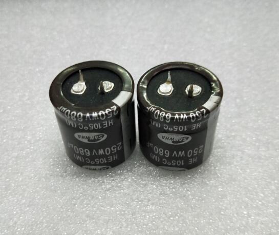 原装进口三和 250V680UF HE系列  30x30 105度 现货