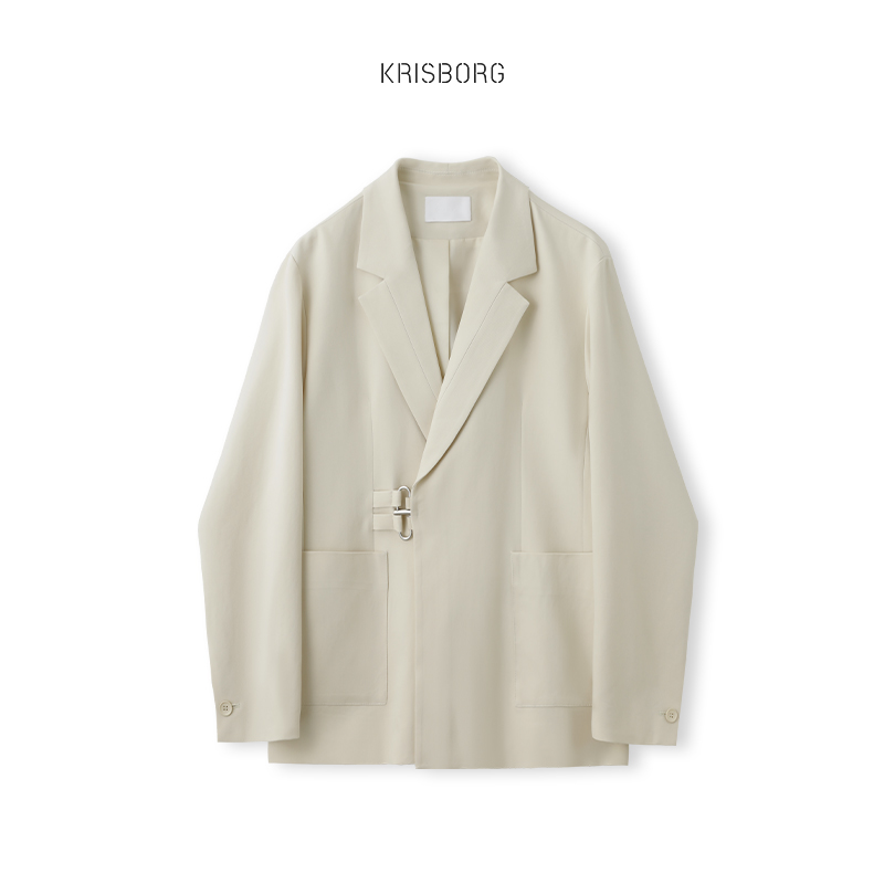 25年秋季新款休闲西装男士韩版宽松商务小西服扣轻熟便衣西装套装