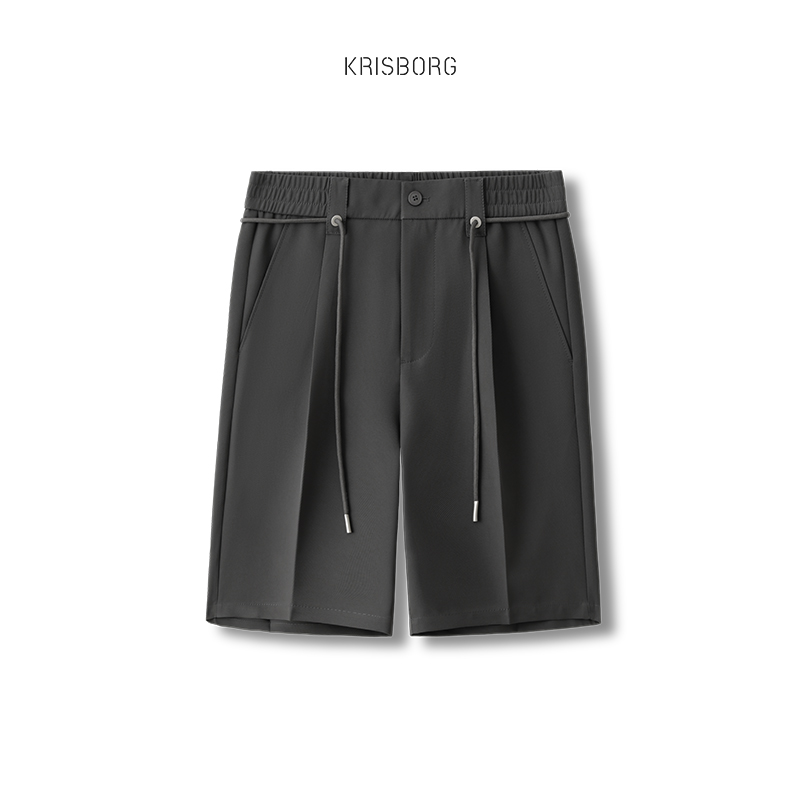 新款西裤短裤男士5分裤轻熟老钱