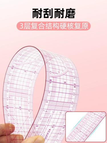 Специальная портновская линейка, линейка с запятой, линейка для одежды, полный набор швейных инструментов, рыночная линейка, линейка для раскроя одежды