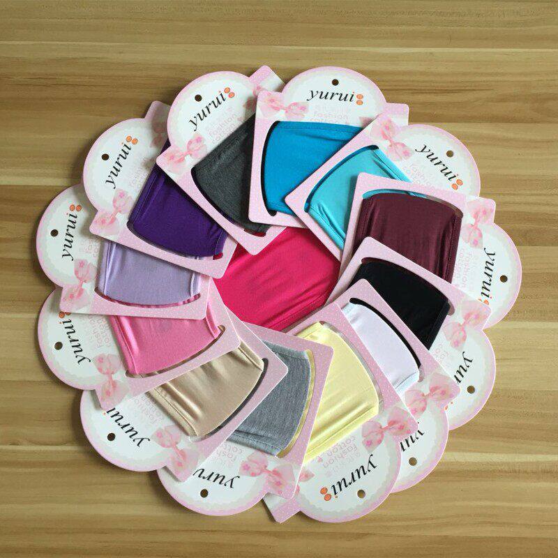 莫代尔纯棉口罩防晒透气可清洗黑色男女潮款韩版防尘防风加大口罩