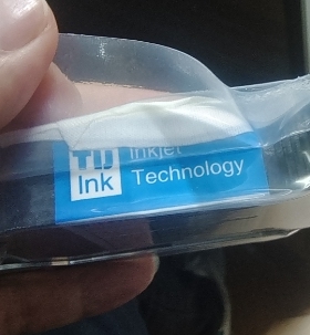 TIJ Ink进口发泡墨盒FuJiMa喷码机专用墨水2BK901带芯片油墨配件