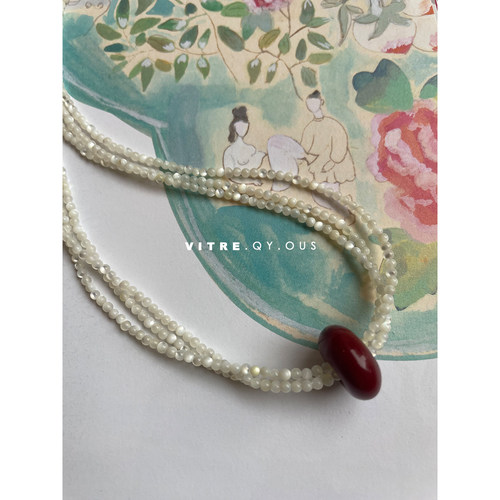 other混合材质女原创设计项链