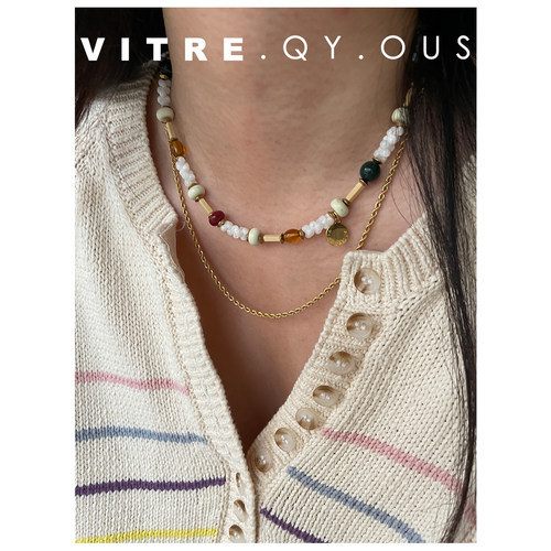 other混合材质女原创设计项链