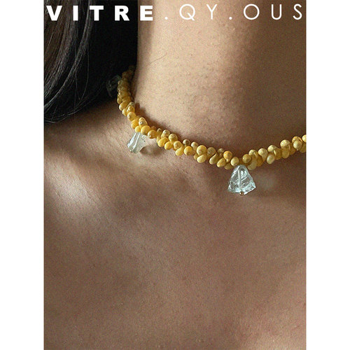 other混合材质女原创设计项链