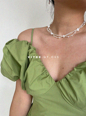 other混合材质女原创设计项链